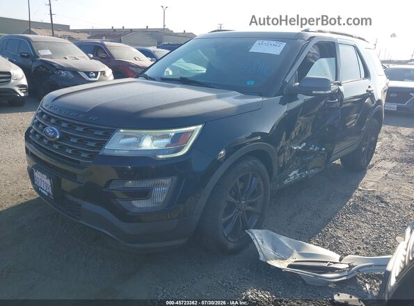 1FM5K7D86HGD12833 2017 FORD EXPLORER Black Front left