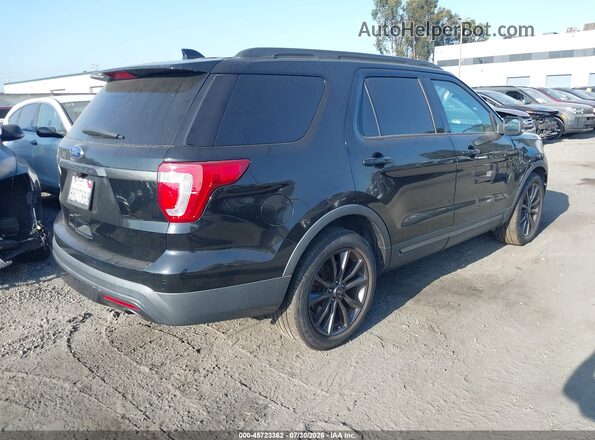 1FM5K7D86HGD12833 2017 FORD EXPLORER Black Rear right