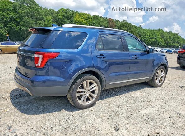 1FM5K7D86HGE32633 2017 FORD EXPLORER Blue Հետևի աջ