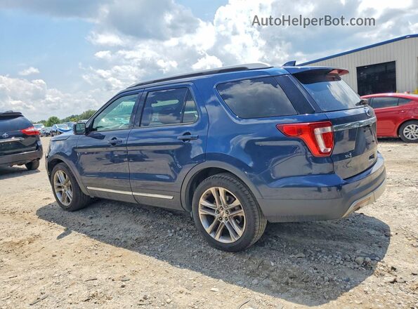 1FM5K7D86HGE32633 2017 FORD EXPLORER Blue Հետևի ձախ
