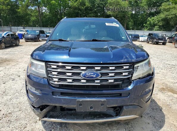 1FM5K7D86HGE32633 2017 FORD EXPLORER Blue Դիմացի տեսք