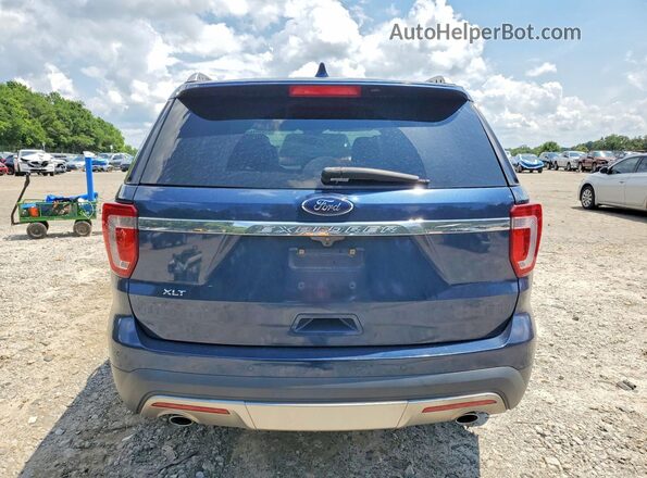 1FM5K7D86HGE32633 2017 FORD EXPLORER Blue Հետևի տեսք