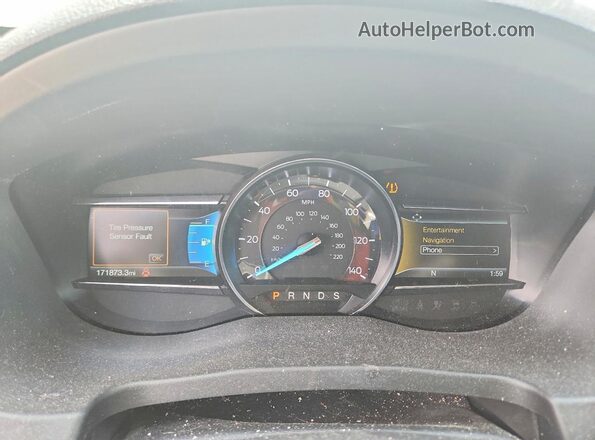 1FM5K7D86JGA39463 2018 FORD EXPLORER Burgundy Вид щитка приладів