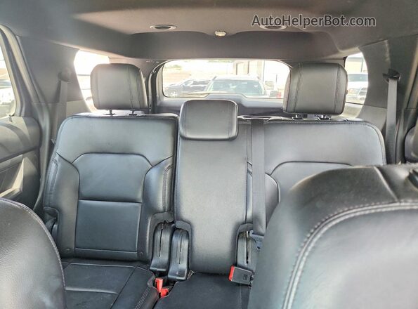 1FM5K7D86JGA39463 2018 FORD EXPLORER Burgundy Вид задніх сидінь
