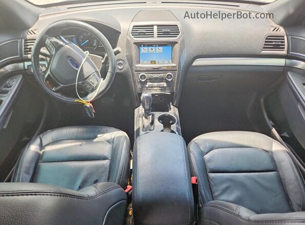 1FM5K7D86JGA39463 2018 FORD EXPLORER Burgundy Вид панелі приладів