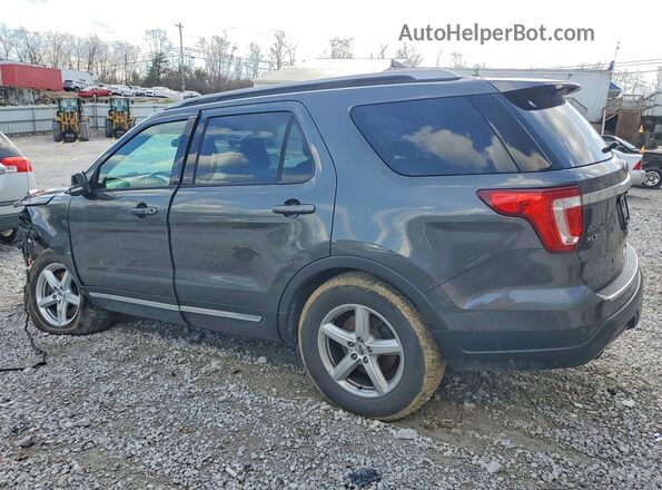 1FM5K7D86JGA40967 2018 FORD EXPLORER Gray Задня ліва чверть