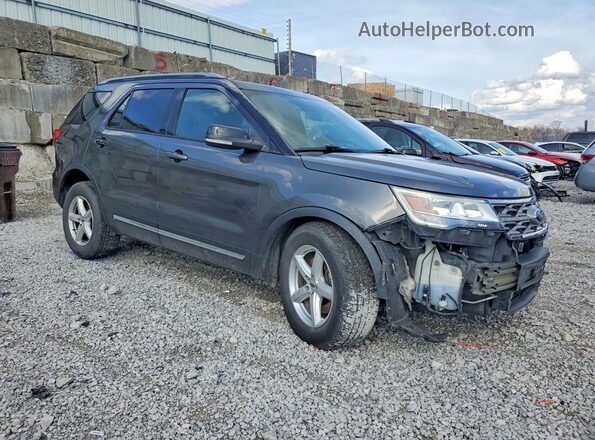 1FM5K7D86JGA40967 2018 FORD EXPLORER Gray Передня права чверть