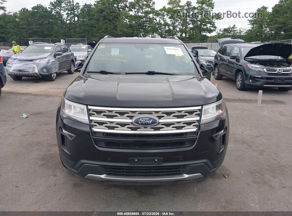 1FM5K7D86JGA41150 2018 FORD EXPLORER Black Սարքավորումների վահանակի տեսք