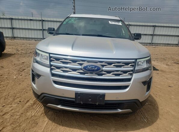 1FM5K7D86JGC03956 2018 FORD EXPLORER Silver Դիմացի տեսք