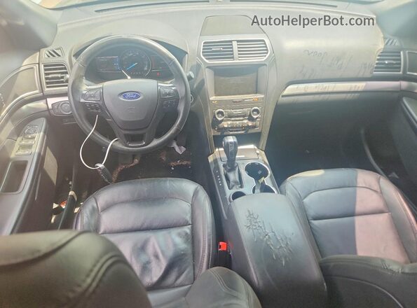1FM5K7D86JGC03956 2018 FORD EXPLORER Silver Առջևի վահանակի տեսք