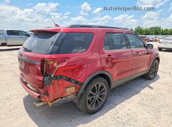 1FM5K7D86JGC70444 2018 FORD EXPLORER Red Հետևի աջ