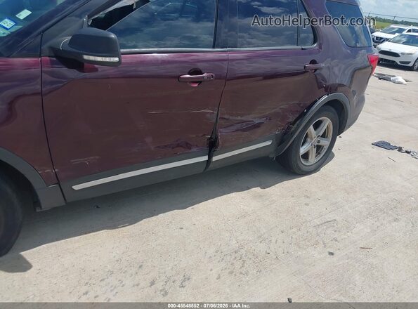 1FM5K7D86KGA08019 2019 FORD EXPLORER Maroon Դիմացի տեսք