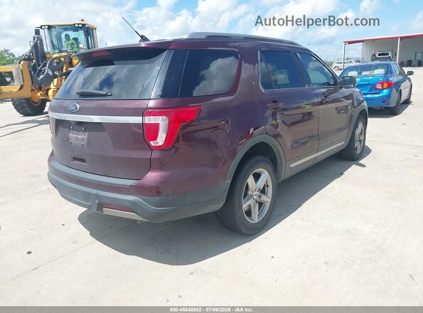 1FM5K7D86KGA08019 2019 FORD EXPLORER Maroon Հետևի աջ