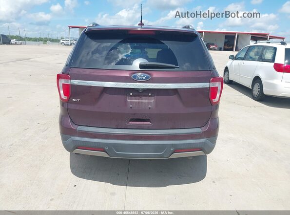 1FM5K7D86KGA08019 2019 FORD EXPLORER Maroon 