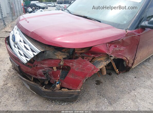 1FM5K7D86KGA21997 2019 FORD EXPLORER Красный Вид спереди