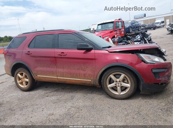 1FM5K7D86KGA21997 2019 FORD EXPLORER Красный Панорамный вид салона 360°