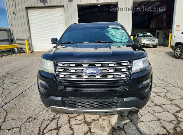 1FM5K7D87GGA13446 2016 FORD EXPLORER Black Вид спереду