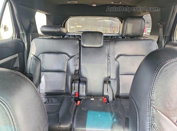 1FM5K7D87GGA13446 2016 FORD EXPLORER Black Вид задніх сидінь