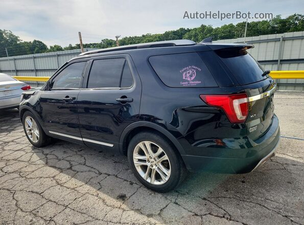 1FM5K7D87GGA13446 2016 FORD EXPLORER Black Задня ліва чверть