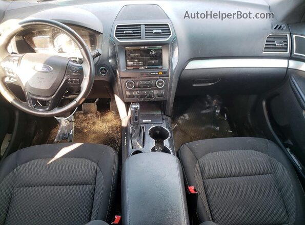 1FM5K7D87GGA89250 2016 FORD EXPLORER Gray Dashboard view