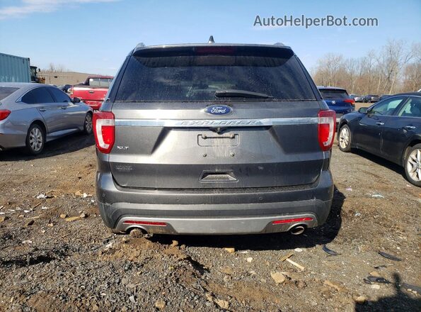 1FM5K7D87GGA89250 2016 FORD EXPLORER Gray Rear view