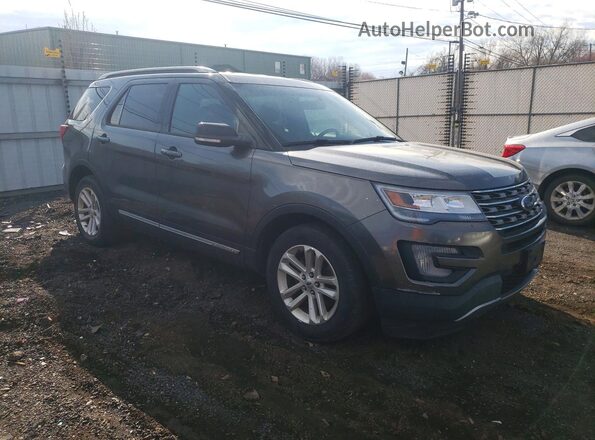1FM5K7D87GGA89250 2016 FORD EXPLORER Gray Front right