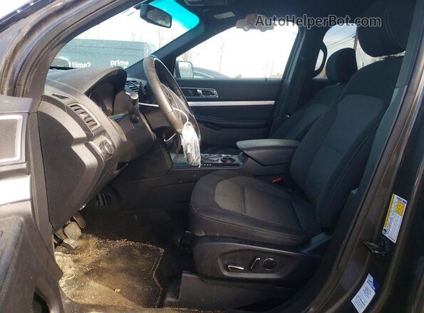 1FM5K7D87GGA89250 2016 FORD EXPLORER Gray Front interior view
