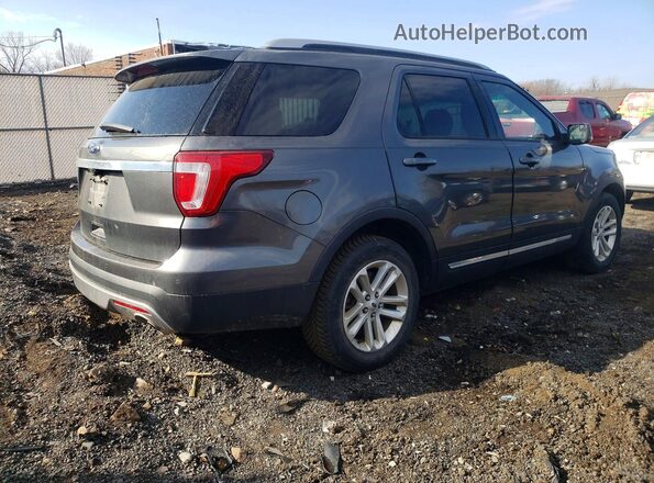 1FM5K7D87GGA89250 2016 FORD EXPLORER Gray Rear right