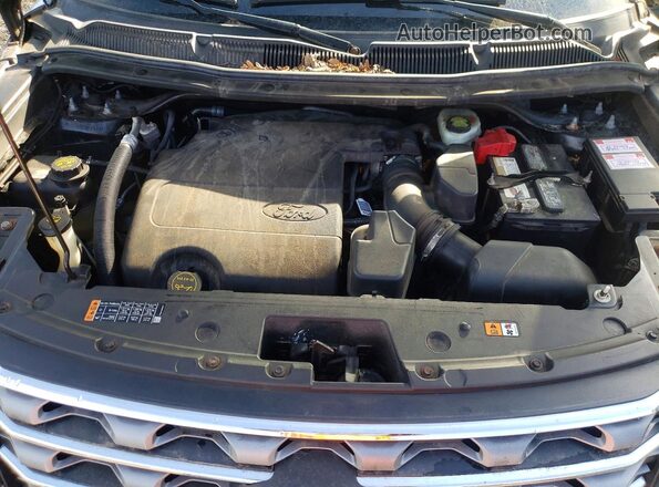 1FM5K7D87GGA89250 2016 FORD EXPLORER Gray Engine compartment view