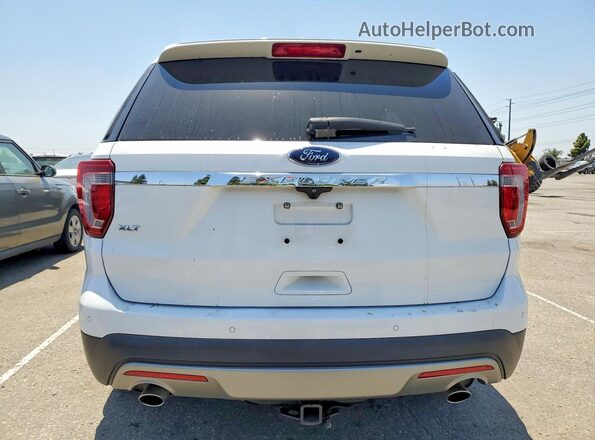 1FM5K7D87GGD02844 2016 FORD EXPEDITION White Rear view