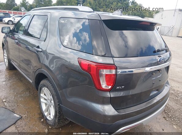 1FM5K7D87HGA89721 2017 FORD EXPLORER Gray Rear left