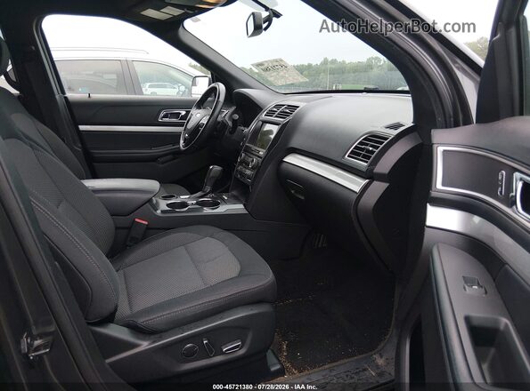 1FM5K7D87HGC51010 2017 FORD EXPLORER Black Vista interior delantera