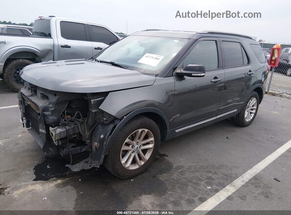1FM5K7D87HGC51010 2017 FORD EXPLORER Black Vista tres cuartos delantera izquierda