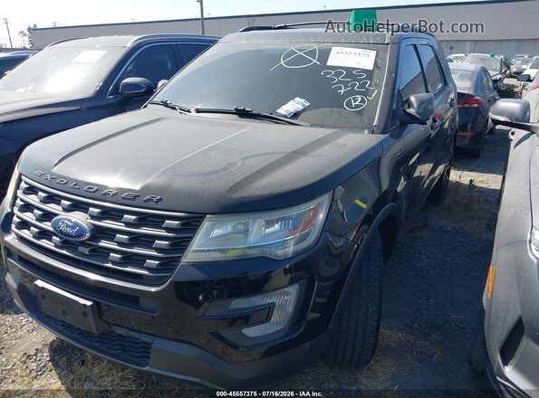 1FM5K7D87HGC76991 2017 FORD EXPLORER Black Front left