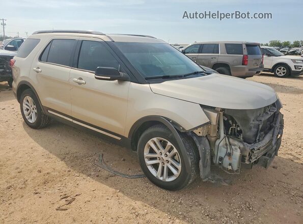 1FM5K7D87HGD63645 2017 FORD EXPLORER Beige Передня права чверть