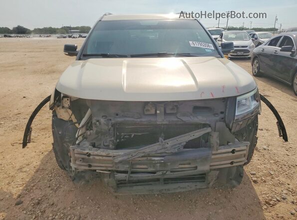 1FM5K7D87HGD63645 2017 FORD EXPLORER Beige Вид спереду