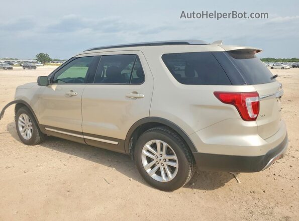 1FM5K7D87HGD63645 2017 FORD EXPLORER Beige Задня ліва чверть