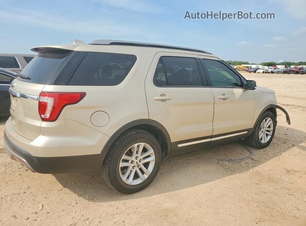 1FM5K7D87HGD63645 2017 FORD EXPLORER Beige Задня права чверть