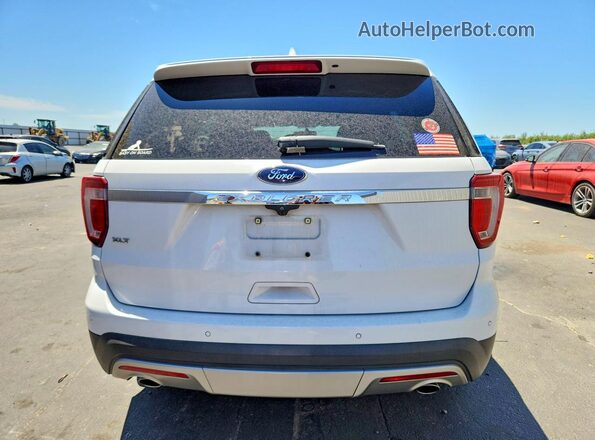 1FM5K7D87HGD64536 2017 FORD EXPLORER White Widok z tyłu