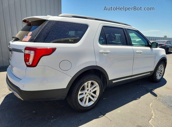 1FM5K7D87HGD64536 2017 FORD EXPLORER White Tył prawy