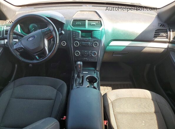 1FM5K7D87JGA34059 2018 FORD EXPLORER Black წინა პანელის ხედი