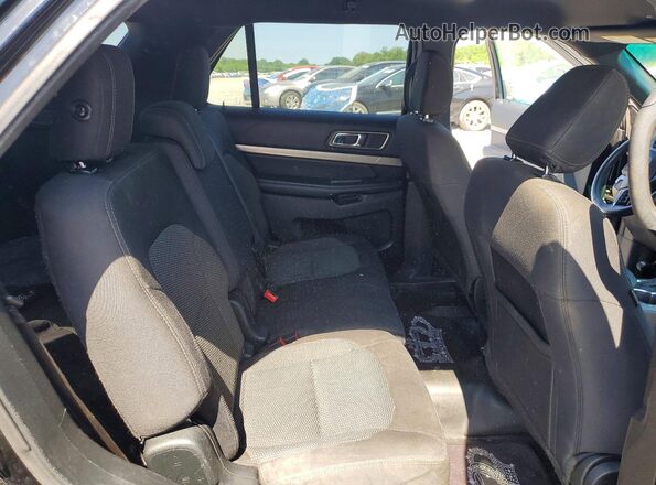 1FM5K7D87JGA34059 2018 FORD EXPLORER Black უკანა სავარძლების ხედი