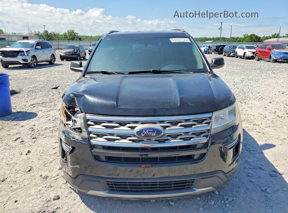 1FM5K7D87JGA34059 2018 FORD EXPLORER Black წინა ხედი