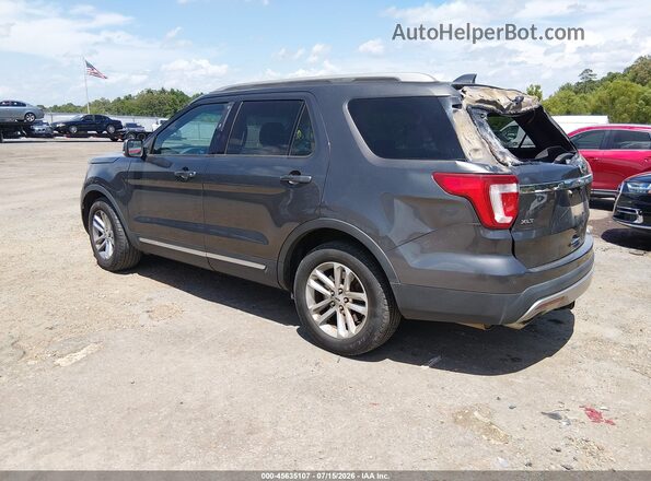 1FM5K7D88GGD21614 2016 FORD EXPLORER Серый Задняя левая четверть