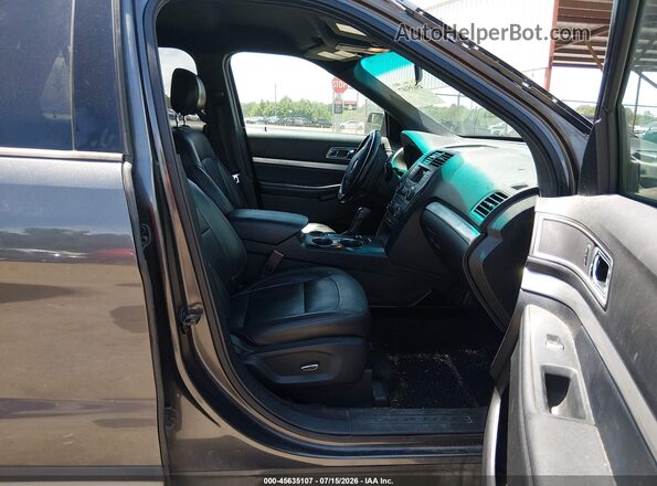 1FM5K7D88GGD21614 2016 FORD EXPLORER Серый Вид салона спереди