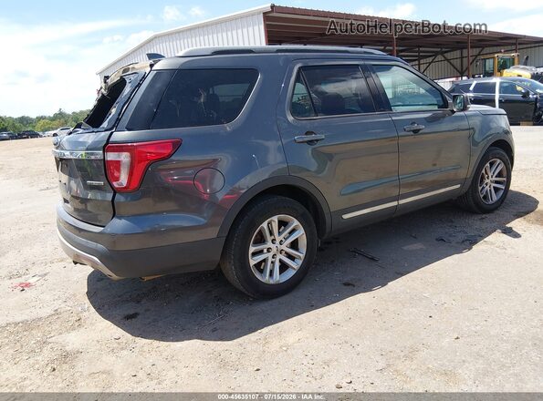 1FM5K7D88GGD21614 2016 FORD EXPLORER Серый Задняя правая четверть