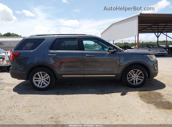 1FM5K7D88GGD21614 2016 FORD EXPLORER Серый Панорамный вид салона 360°