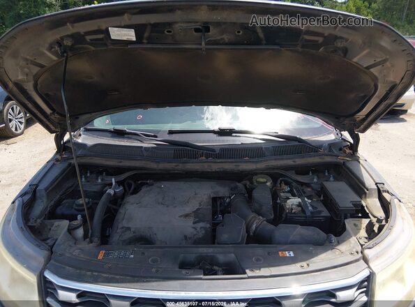 1FM5K7D88GGD21614 2016 FORD EXPLORER Серый Вид сзади