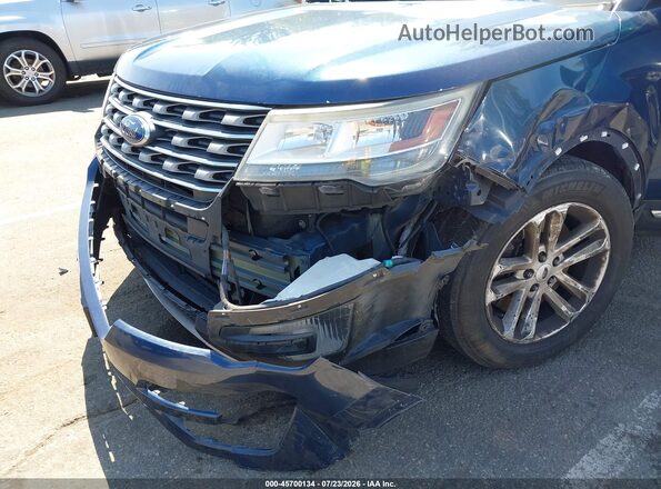 1FM5K7D88HGC56202 2017 FORD EXPLORER Dark Blue Вид спереди
