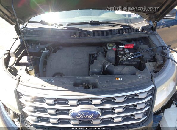 1FM5K7D88HGC56202 2017 FORD EXPLORER Dark Blue Вид сзади
